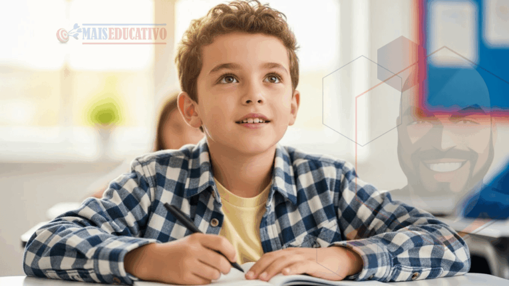 Criança determinada e focada nos estudos para o Colégio Militar 2026